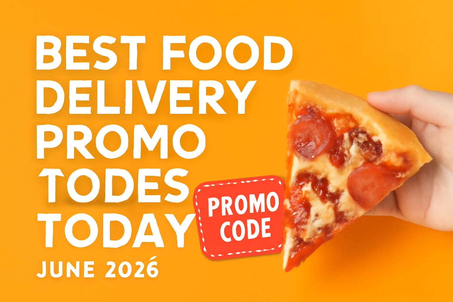 best food delivery promo codes today