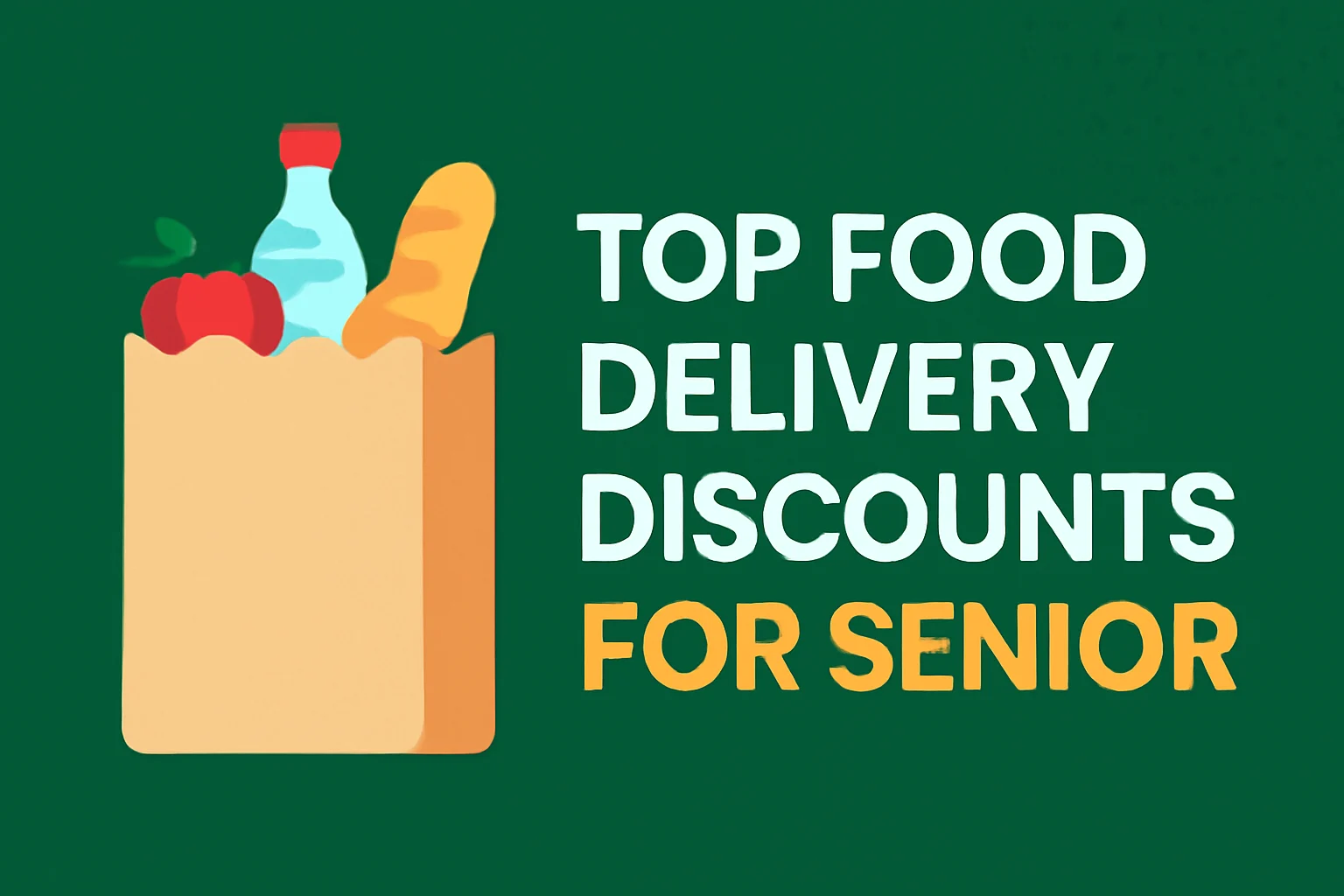 food delivery discounts for seniors 2025