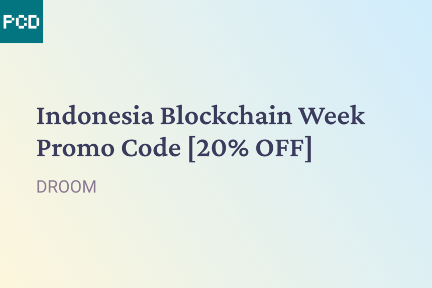 Indonesia Blockchain Week Promo Code